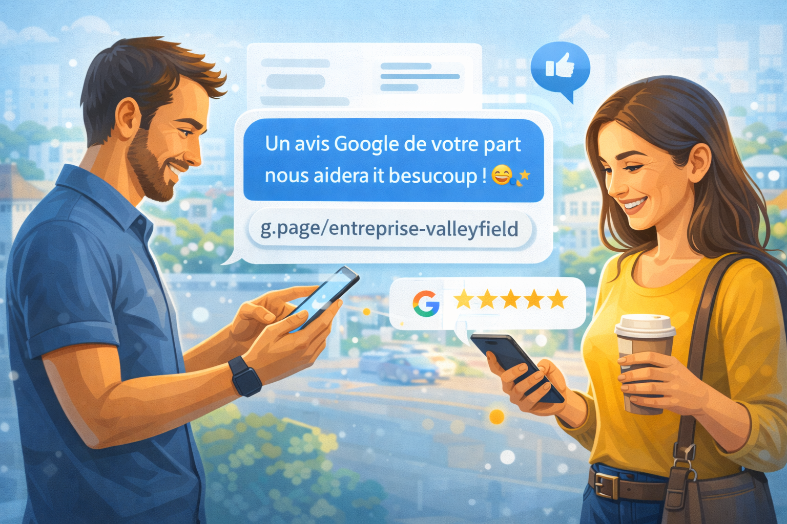 Apprenez comment obtenir plus d’avis Google pour votre entreprise à Valleyfield et améliorer votre classement dans les recherches locales.
