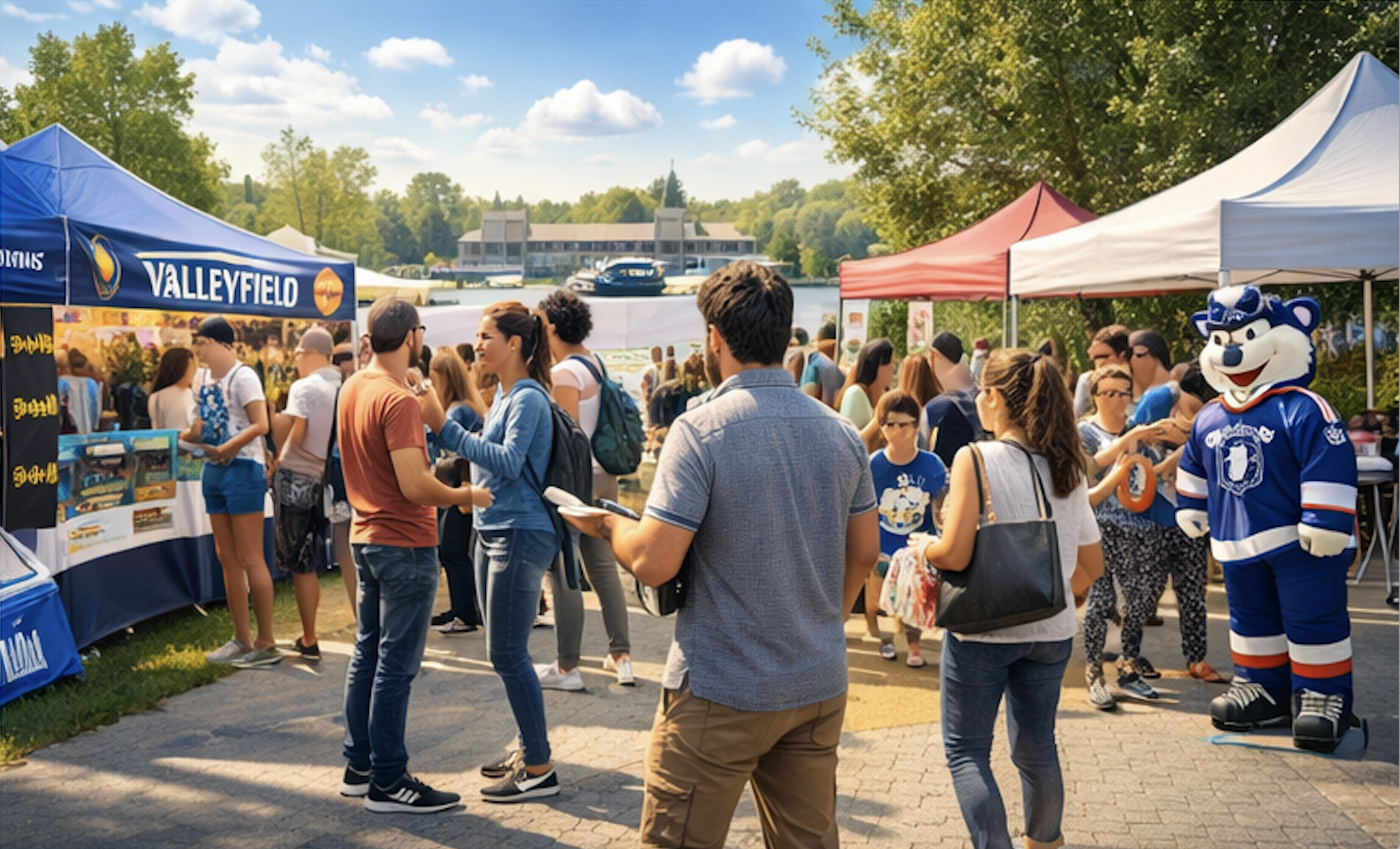 événement communautaire à Salaberry-de-Valleyfield illustrant l’importance du marketing local et de l’implication.