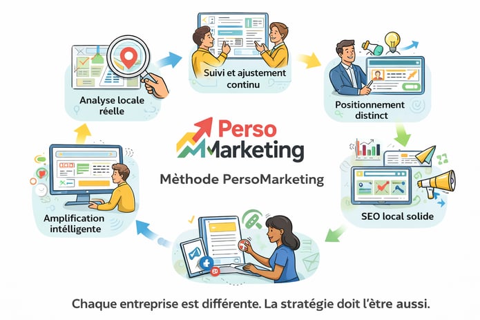 Stratégie Marketing et SEO PersoMarketing à Salaberry-de-valleyfield pour 2026é